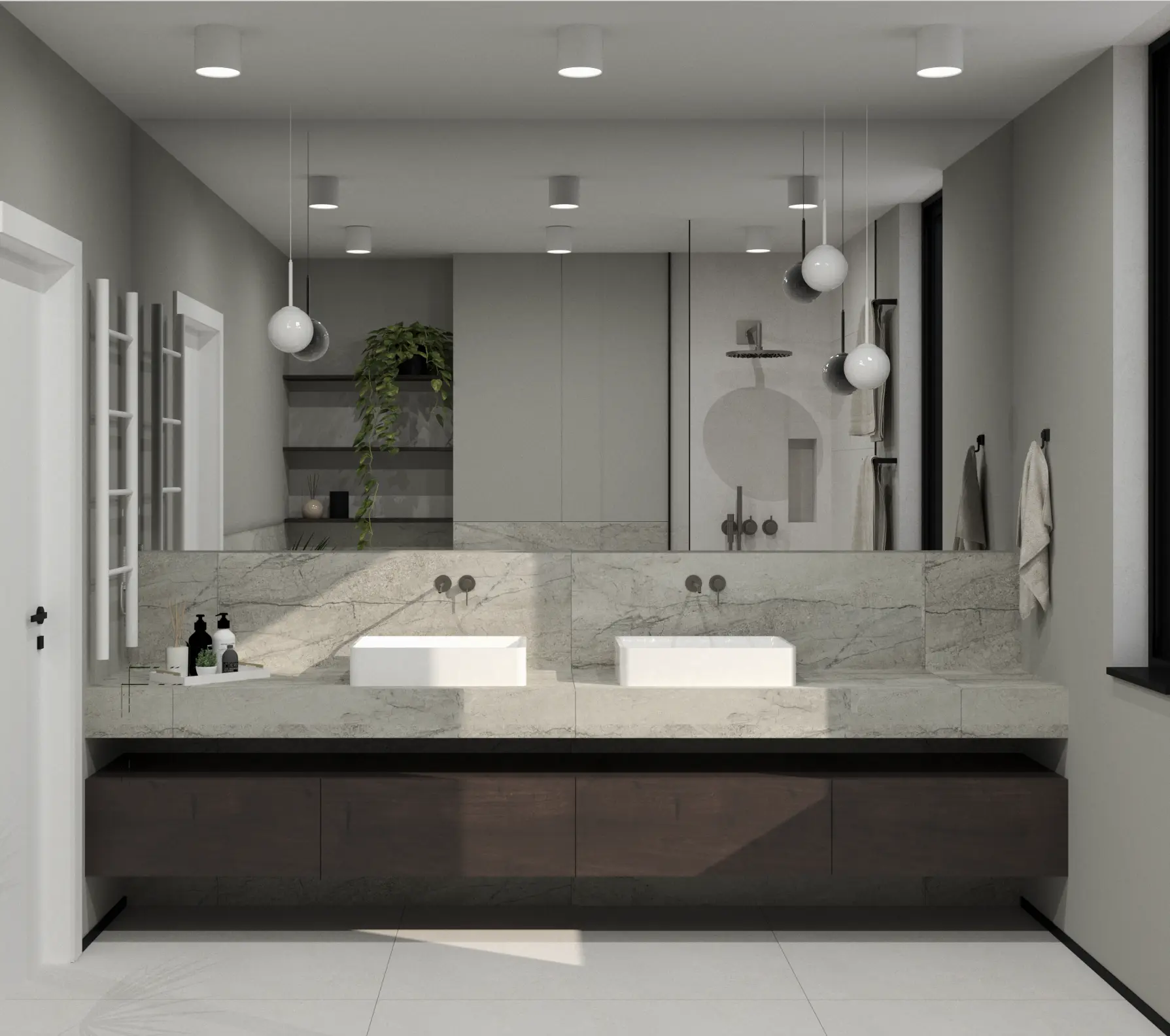 Projekt wnętrza - Dom pod Wrocławiem, okolice Wrocławia